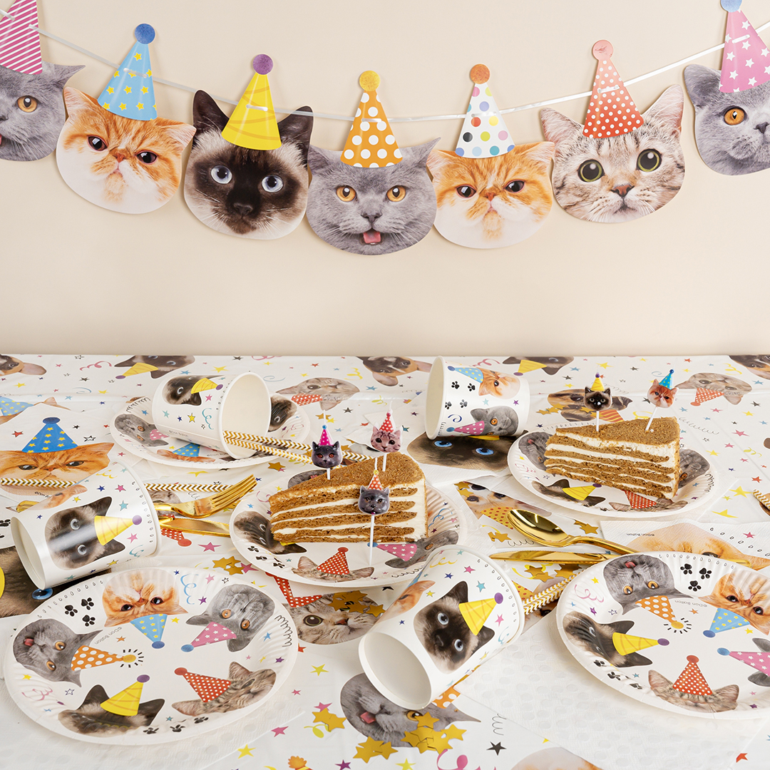 Стаканы (250 мл) Котики, 6 шт.