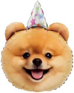 Шар (28''/71 см) Фигура, Собачка в колпачке, 1 шт. в уп.