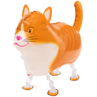 Шар 3D (24''/61 см) Ходячая Фигура, Кот, 1 шт. в уп.