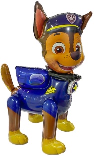 Шар 3D (46''/117 см) Фигура, Щенок Полицейский, 1 шт. в уп.