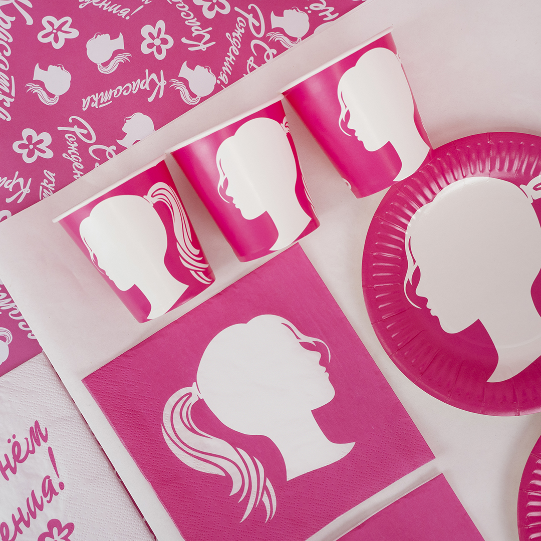 Сервировочные салфетки, Красотка, 33*33 см, 20 шт.