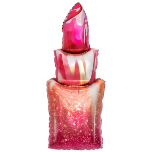 Шар (46''/117 см) Фигура, Губная помада, Розовый, 1 шт.