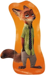 Шар (32''/81 см) Фигура, Мистер Лис, 1 шт.