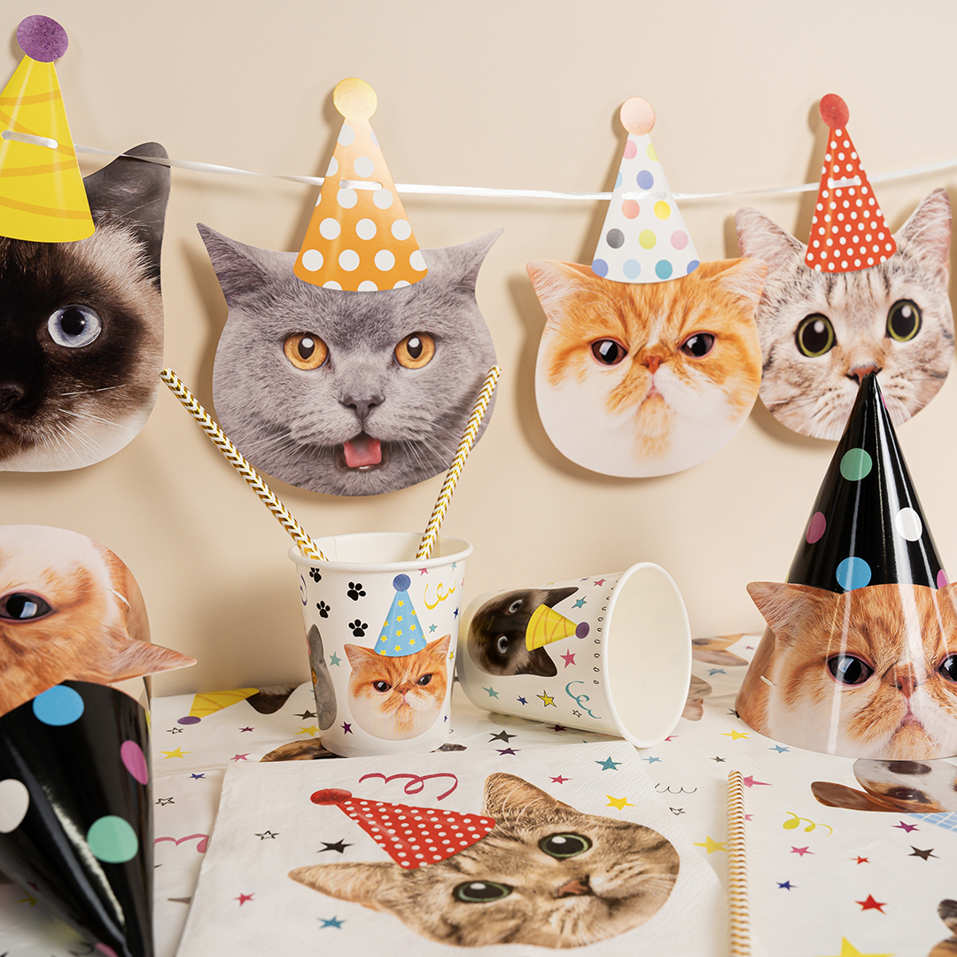 Стаканы (250 мл) Котики, 6 шт.